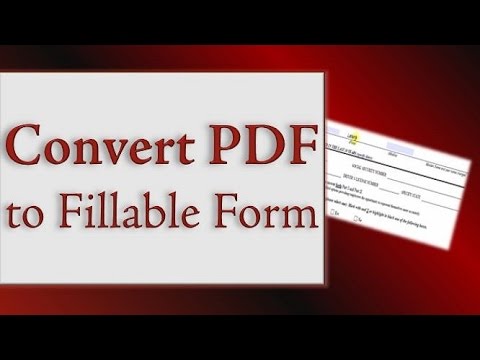 how to convert a pdf